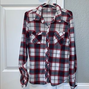 Girls flannel long sleeve